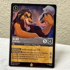 Scar - Finally King #175 Prices | Lorcana Fabled | Lorcana Cards