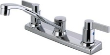 7-11/16-Inch in Spout Reach NuvoFusion 8-Inch Centerset Kitchen Faucet, Polished