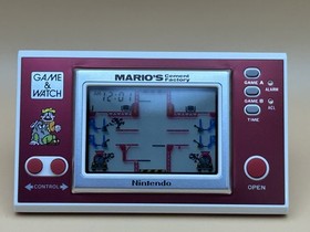 Nintendo Game & Watch MARIO'S CEMENT FACTORY ML-02 1983 New Old Stock