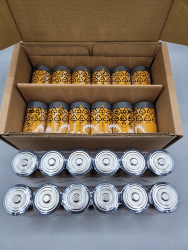 (24 Pack) D Cell Amazon Basics Alkaline Batteries BULK PACK 1.5V EXP. 07/2030