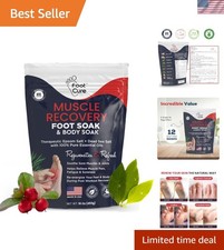Lavender Oil Foot Soak with Epsom Salts   16 oz Spa Treatment for Relaxation