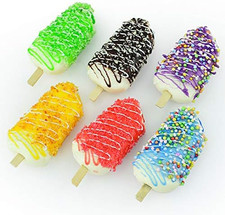 6Color Realistic Artificial Cake Assorted Mixed Fake Cake Model Home Staging Equ