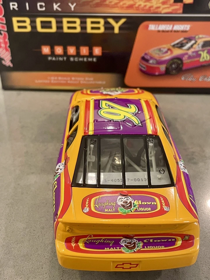 Ricky Bobby 26 Laughing Clown Club Car Talladega Nights NASCAR Diecast 1:24 Rare - Image 3 of 4