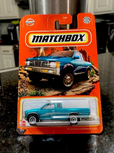 Matchbox ’95 Nissan Hardbody D21 Blue Metal Truck Diecast 2025 Mattel New - Afbeelding 1 van 12