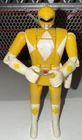 Vintage 1990s Mighty Morphin Power Rangers Yellow Ranger Action Figure Toy