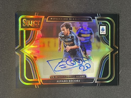 Panini Select Serie A 25-26 Alvaro Recoba 1/1 Black Pitchside Auto Inter Milan