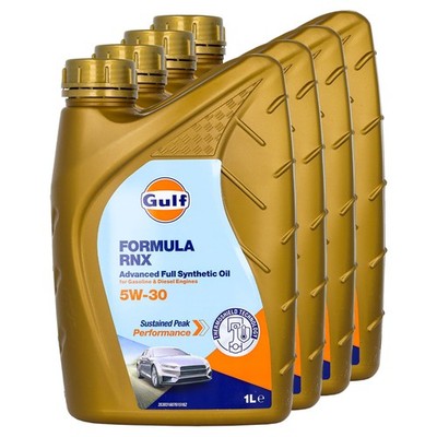 Motoröl Gulf Formula RNX 5W-30 4 X 1 Liter für Mazda Mercedes C-Klasse E-Klasse 