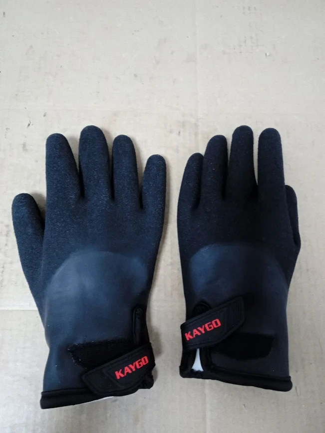 Kaygo Waterproof Thermal Work Gloves Full Hand Latex Coated Insulated Liner M