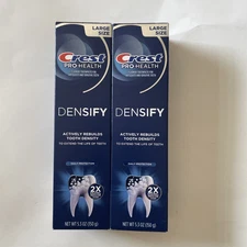 Lot Of 2 Crest Pro-Health Densify Daily Protection Toothpaste 5.3 Oz Ea Ex 10/26