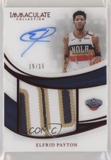 2018-19 Panini Immaculate Premium Red 15/15 Elfrid Payton #PP-EPT Patch Auto s3g