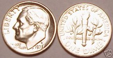 1973-D UNC ROOSEVELT DIME~WE HAVE DIMES IN R STORE~FR/S