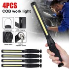 Rechargeable COB LED Slim Work Light Bright Flashlight Inspection Lamp Magnetic