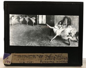 Edgar Degas Le Foyer De La Danse Magic Lantern Glass Slide Foyer