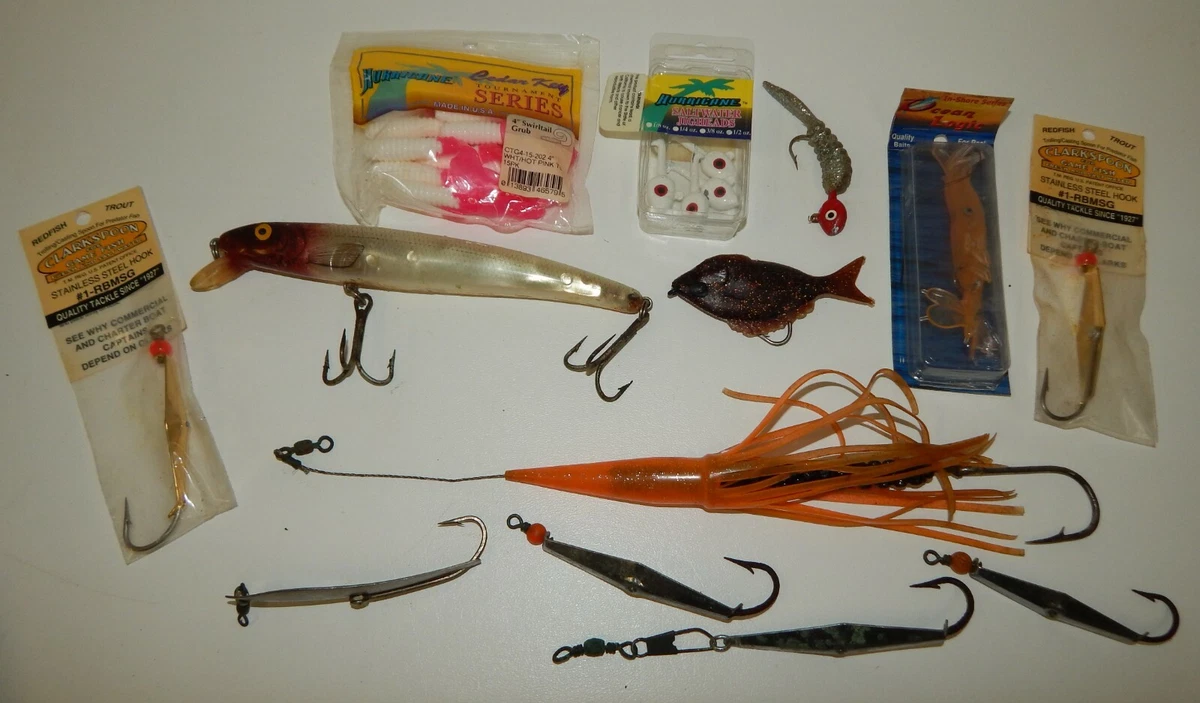 Estate Lot of Salt Water Assorted Fishing Tackle Lures Baits