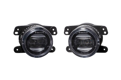 Diode Dynamics Elite Series Type M 6000k White LED Fog Lamps For Dodge/Jeep