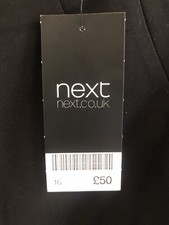 NEXT Little Black Dress UK Size 16. NWT