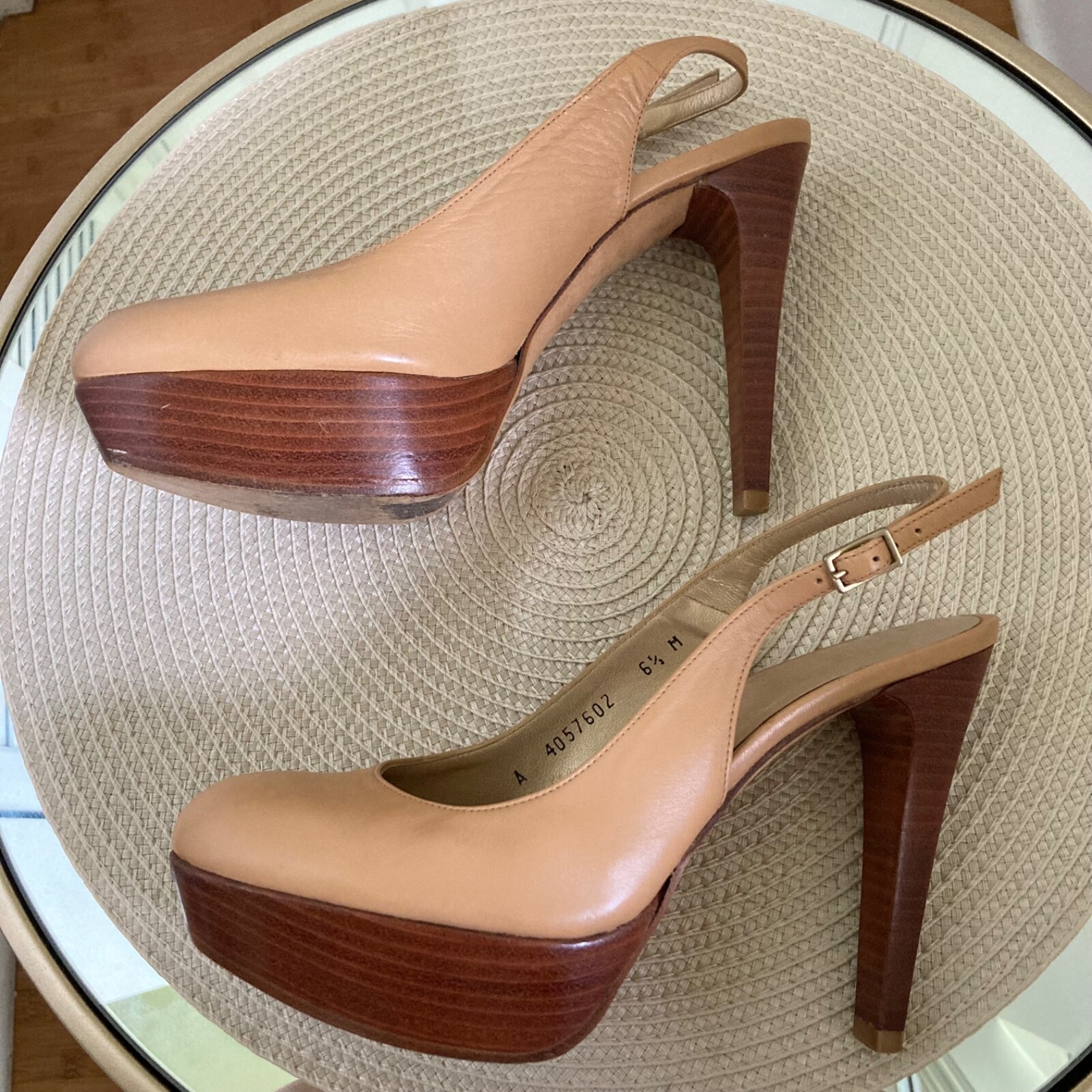 Stuart Weitzman Platform slingback pump closed to… - image 5