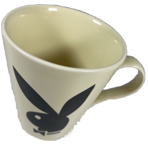 Vtg Playboy Bunny Mug Iconic Black Cream Large Retro Collectible Coffee Cup .-. - Picture 1 of 5