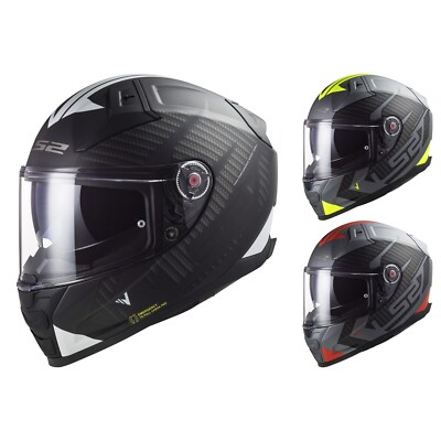 LS2 Motorcycle Helmet Vector II 2 Splitter FF811 - Full Face Helmet with Visor