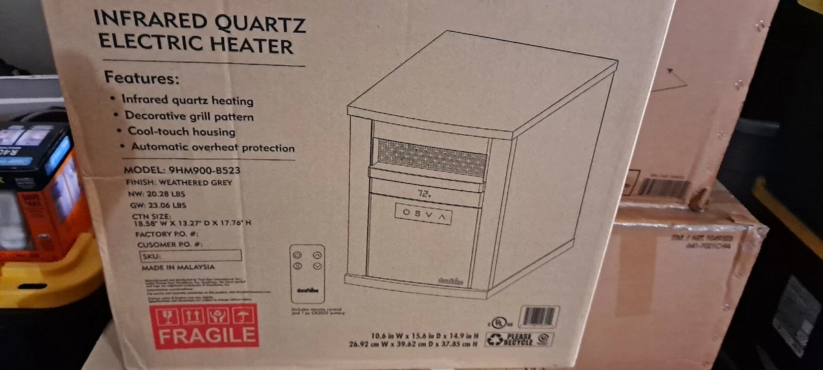 Duraflame 1500-Watt Infrared Cabinet Indoor Electric Space Heater with  remote | eBay
