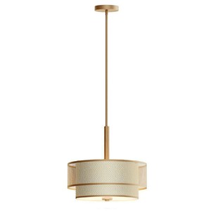 Home Decorators Collection 3 Light Modern Matte Gold Pendant With