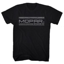 MOPAR ESTABLISHED 1937 MENS BLACK SHORT SLEEVE TEE SHIRT 99491 NEW