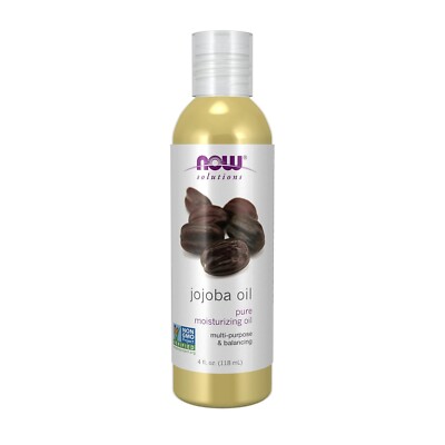 Jojoba Oil, 100% Pure Moisturizing, Multi-Purpose Oil for Face, Hair and Body, 4