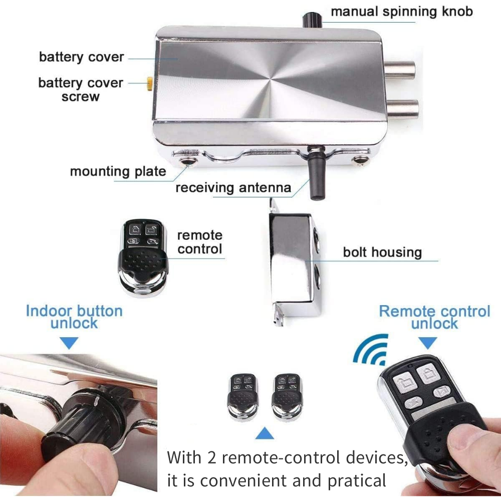 Smart Wireless AntiTheft Home Security Keyless Deadbolt Access Control