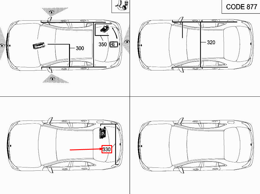 NOUVEAU BOÎTIER DE CÂBLAGE DE FEU ARRIÈRE MERCEDES-BENZ E W213 A2135405135