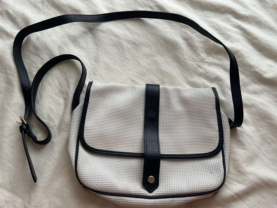 Borsa a tracolla Yves Saint Laurent YSL Cassandra pelle bianca autentica F12191439