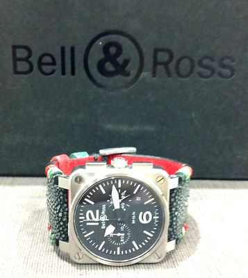 Bell Ross Steel Aviation Type Chronograph Automatic Men's Watch