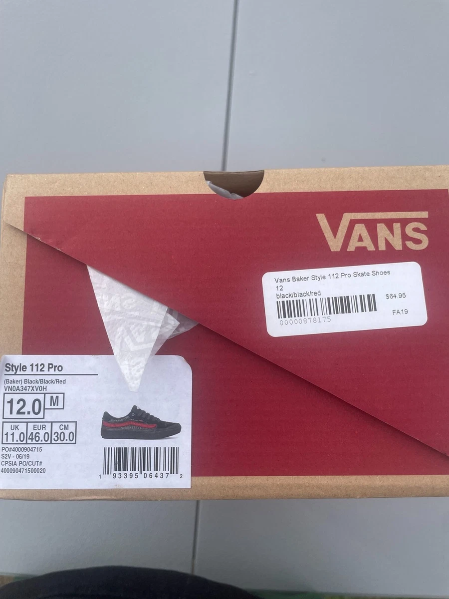 Vans 112 cheap pro uk