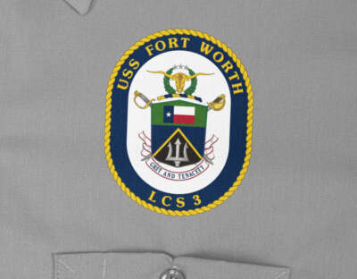 LCS-3 USS Fort Worth Iron On Heat Transfer Vinyl HTV Freedom Littoral