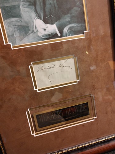 President Herbert Hoover Autograph Signed and Framed - Picture 14 of 14