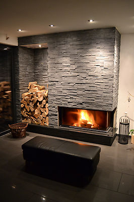 Verblendsteine Schiefer ANTHRAZIT, Wandverblender, Bricks, Wallstone, Schiefer, 