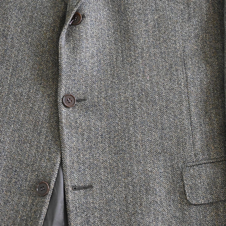 Canali Italy 48R Brown Cashmere Wool Soft Tweed Mens Blazer Jacket Sport Coat - Image 3 of 4