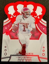 2020 Panini Chronicles Draft Picks Crown Royale Red Sp Jalen Hurts #53 Rookie RC