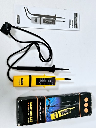 Martindale VT12 Two Pole Voltage and Continuity Tester, Yellow Electrical Test - Picture 12 of 22
