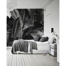 Elegant Tropic Leaves verdant bush season spa growth dark bush jungle Wall Mural