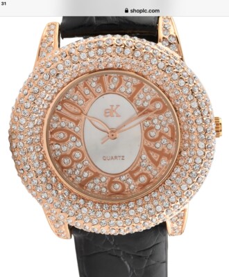 ADEE KAYE WATCH, AUSTRIAN CRYSTALS, strikingly beautiful 