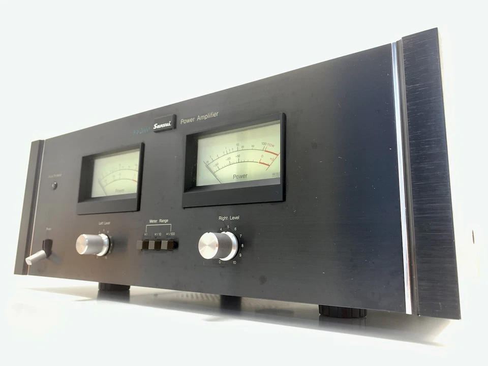 Sansui BA-2000 Stereo Power Amplifier 220 Wrms Vintage 1977 Hi Fi Work Good Look - Image 2 of 4