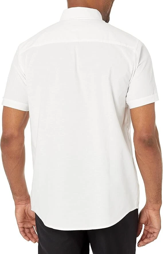 Lee Uniforms Young Men's Short-Sleeve Oxford Shirt, White - Image 2 of 3
