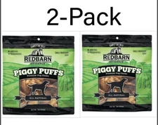 🔥(2-PACK) Redbarn Pet Products Naturals Piggy Puffs Dog Treat 1 lb NEW