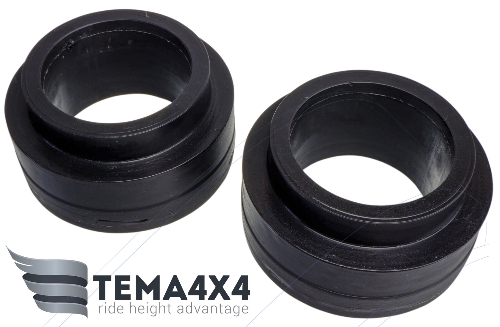 Tema4x4 50mm Rear Coil Spacers for Toyota 4RUNNER FJ CRUISER HIGHLANDER ...