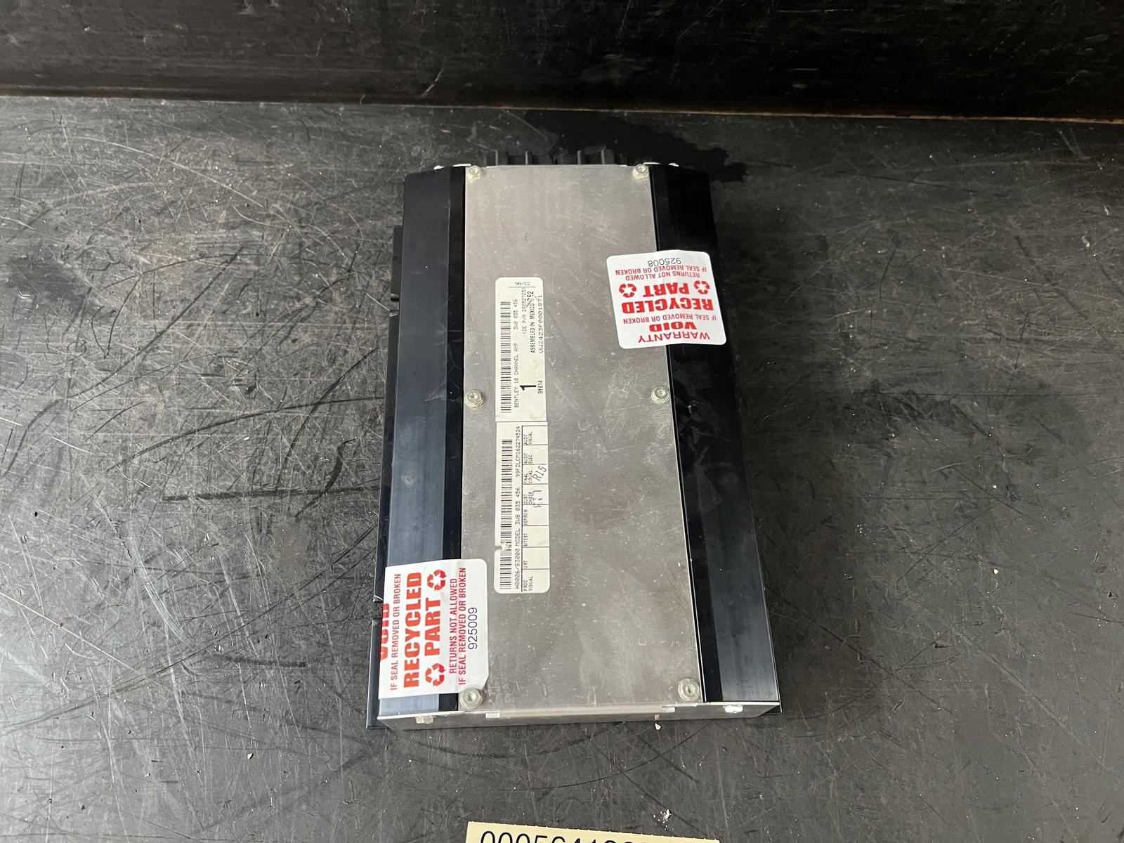 03-08 BENTLEY CONTINENTAL GT PREMIUM AUDIO SOUND AMP AMPLIFIER ID 3W8035456