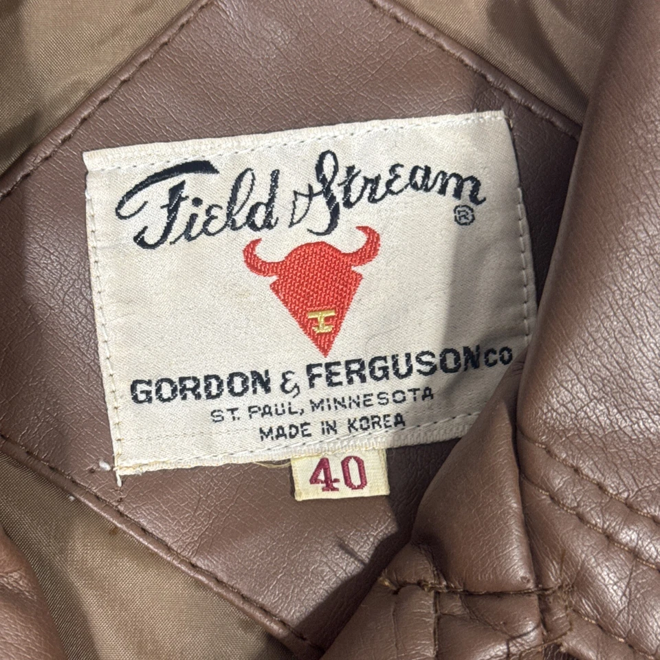 Vintage 70s Sears Field & Stream sz 40 Jacket Fight Club Gordon & Ferguson - Image 2 of 4