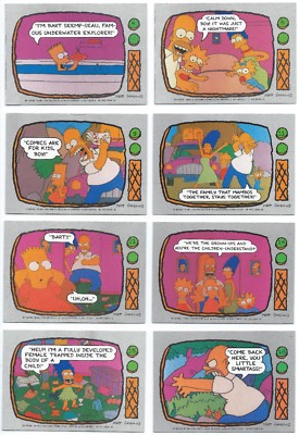 1990 Topps the Simpsons Base Card or Stickers You Pick Finish Your Set