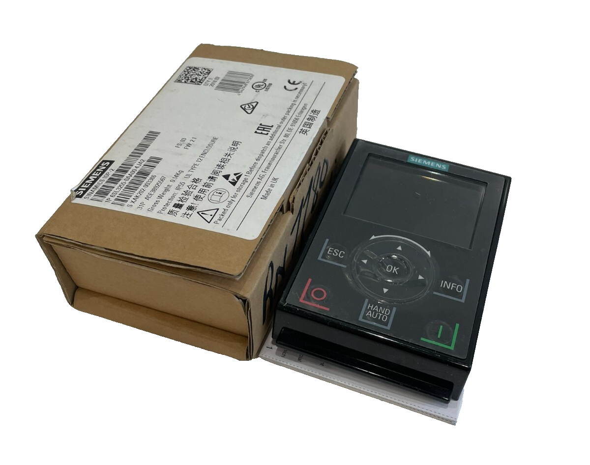 _simaiさま専用 NEW SIEMENS 6SL3255-0AA00-4JA2 OPERATOR PANEL FW:2.1