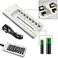 EBL 8 Slot Battery Charger For Ni-MH Ni-CD AA AAA Rechargeable Batteries