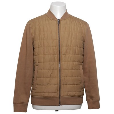 H&M Man, Bomberjacke, Herren, Größe: M, Beige, Baumwolle/Polyester #E8j
